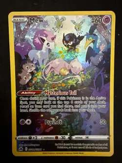 Pokemon TCG Mew GG10/GG70 Crown Zenith Galarian Gallery Holo - Image 1