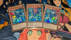 YuGiOh! | PLAYSET 3x Elemental HERO Stratos | MAGO-EN004 Gold Rares 1st Ed. | NM - Image 1