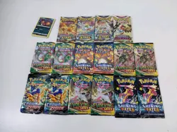 Job Lot Of Opened Pokemon Card Packs From Mixed Sets | 17 Packs Total #234 - Image 1