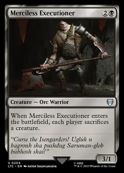 [MTG] Merciless Executioner (0204) (LTC) LP-HP - Image 1