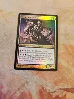 Lich Lord Of Unx Foil Alara Reborn MTG LP - Image 1