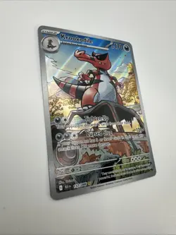 Pokemon TCG 2025 SV Black Bolt English Krookodile Illustration Card 137/086 - Image 3
