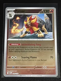 Pokemon TCG Mega Evolution Pyroar Reverse Holofoil 024/132 NM - Image 1