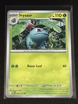 Pokemon TCG Mega Evolution Ivysaur 002/132 NM - Image 1