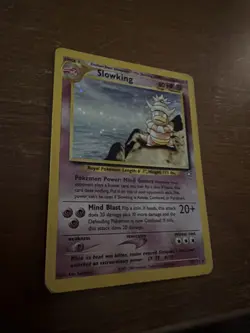 Pokemon TCG Holo Slowking 14/111 Neo Genesis Unlimited Rare LP/MP Condition - Image 3