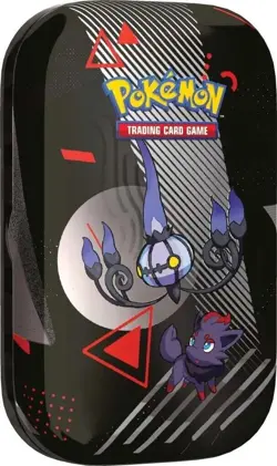 Pokemon Black Bolt White Flare Unova Mini Tin Chandelure & Zorua SEALED/NEW - Image 1