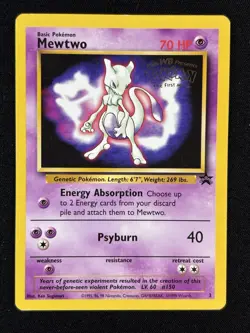 Pokemon Mewtwo 03/53 Wotc Promo Regular 70 HP Movie Promo Psychic Basic - Image 1