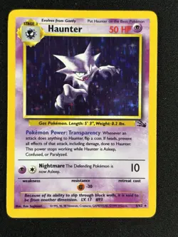 Pokemon Haunter 6/62 Fossil Holo Rare Unlimited English Stage 1 50 HP - Image 1