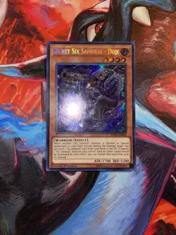 Yugioh! Secret Six Samurai - Doji SPWA-EN004 Secret Rare 1st Edition LP - Image 1