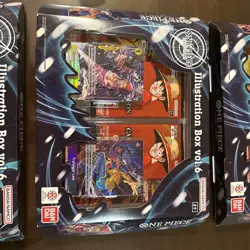 One Piece Card Game Illustration Box Vol. 6 Brand New 3 Packages Box’s Lot NIB - Image 4