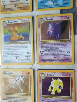 Pokemon cards English fossil set complete in very good condition - Image 2