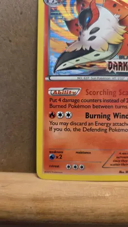 Volcarona Prerelease Promo BW40 Stamped Holo MP - ungraded Pokemon Card - Image 4