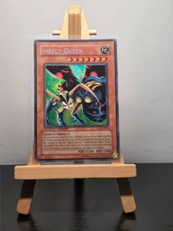 YuGiOh Card Insect Queen; CT1-EN005 Secret Rare Limited Edition - Image 1
