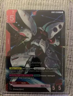 Gundam Card Game - Qubeley GD02-036 LR English Holofoil - Image 1