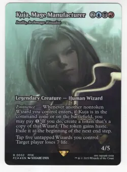 MTG Final Fantasy Through The Ages Foil Rare #0052 Kuja Mage Manufacturer - Image 1