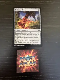 MTG - Swiftfoot Boots - 0258 U FDN - NM - Magic - Image 1