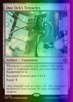 Doc Ock's Tentacles (Foil) - 0162 - Marvel's Spider-Man MTG - NM/M English - Image 1