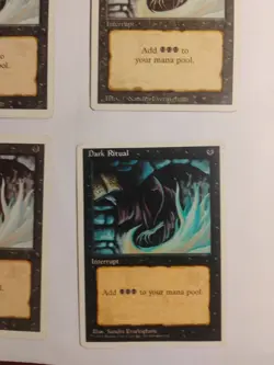 4 X Dark Ritual, 3 X From, 1 X 4th, MTG Revised Edition Dark Ritual - Image 4