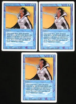 MTG Magic | Revised - DRAIN POWER x 3 | free combined shipping - Image 1