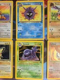 French Pokemon Card Lot Dragonite Base Set 1st Edtions Bundle. Pichu Moltress - Image 3