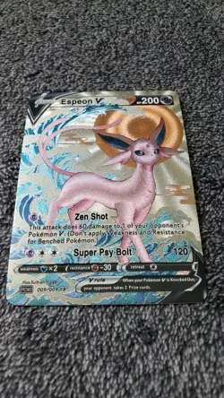 ART CARD Pokemon TCG Ocean Wave Espeon V Illustration Immersive TEXTURED - Image 4