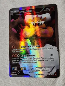Played Landorus - Reverse Holo #BW43 Black and White Promo Pokemon TCG - Image 3