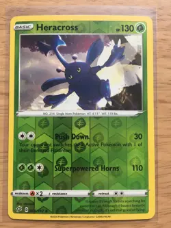 Heracross 006/192 Pokemon TCG Sword & Shield Rebel Clash - Reverse Holo - Image 1