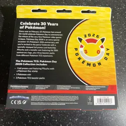Pokemon Day 2026 Collection 30th Anniversary Pikachu Promo Coin 3 Booster Packs - Image 2