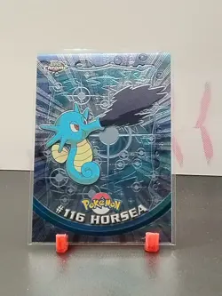 2000 Pokemon Topps Chrome TV Animation Edition Series 2 Horsea #116 - Image 1