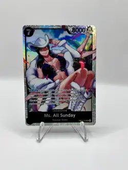 One Piece CCG Ms. All Sunday 5x Card Playset OP14-084 SR - English - MINT - Image 2