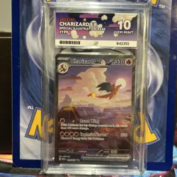 ACE 10 Charizard EX 199/165 S&V 151 SIR Holo Pokemon Card - Gem Mint - Image 1