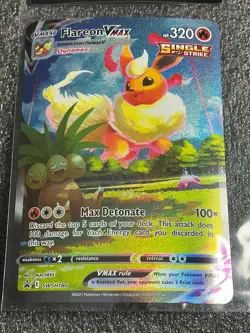​Flareon VMAX SWSH180 Jumbo Card Near Mint Holofoil​ Pokemon​​ Black Star Promo - Image 4
