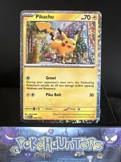 Pokemon Card Pikachu 006/015 Mcdonald's Promo 2023 Regular Holo NM - Image 1