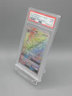 Sylveon GX Full Art Rainbow Secret Rare Card 2017 158/145 PSA 9 - Image 3