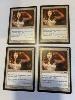 Soul Warden Exodus Regular Play Set of 4 LP-MP Magic The Gathering MTG - Image 1