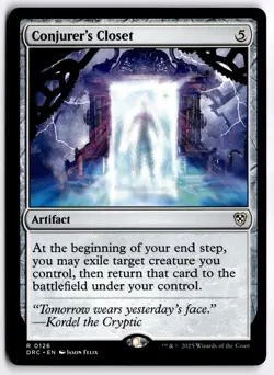 Conjurer's Closet NM DRC Commander: Aetherdrift MTG - Image 1