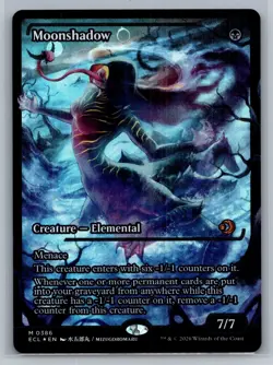 Magic: The Gathering -LORWYN ECLIPSED- Moonshadow (SHOWCASE FOIL MYTHIC) #386 - Image 1