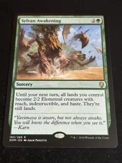 1x Sylvan Awakening - Dominaria (DOM) Magic MTG - Image 1