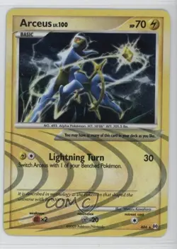 Arceus Holo Pokemon Platinum #AR6 2009 - Image 1