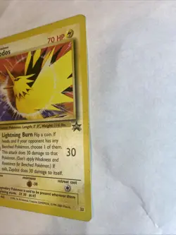 Zapdos - 23 - Pokemon Wizards Black Star Promo Card MOVIE 2000 - Image 3