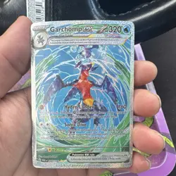 Pokemon Garchomp ex 245/182 Special Illustration Rare SV04 Paradox Rift Holo - Image 1