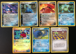 EX Team Magma vs Team Aqua Set 7 Pokemon cards Kyogre Walrein Groudon Sealeo - Image 1