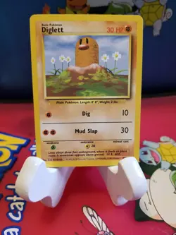 Pokemon TCG Diglett Base Set 47/102 Regular Unlimited Common Near Mint - Image 1