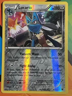Pokemon TCG - Lucario 63/124 Fates Collide Reverse Holo - Image 1
