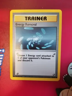 Pokemon TCG Energy Removal Base Set 92/102 Regular Unlimited Common - Image 1
