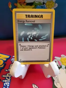 Pokemon TCG Energy Removal Base Set 92/102 Regular Unlimited Common - Image 2