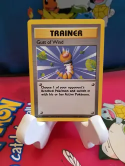 Pokemon TCG Gust of Wind Base Set 93/102 Regular Unlimited Common - Image 1
