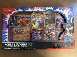 Pokemon TCG Mega Lucario ex Premium Figure Collection Box Factory Sealed NEW - Image 1