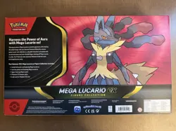 Pokemon TCG Mega Lucario ex Premium Figure Collection Box Factory Sealed NEW - Image 2