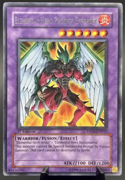 Yu-Gi-Oh! Elemental HERO Phoenix Enforcer DP05-EN012 Rare NM - Image 1
